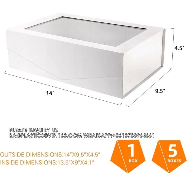 Groomsmen Proposal Boxes, Magnetic Closure Rectangle Collapsible Boxes For Gift Packaging (Matte Black)