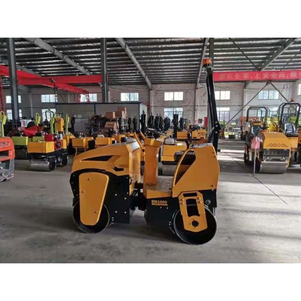 Anti Corrosion 820kg Vibratory Drum Roller Road Construction Machine