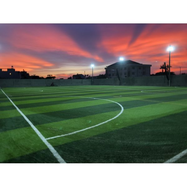 PP Leno Backing 50mm Height Synthetic Turf For Football Field