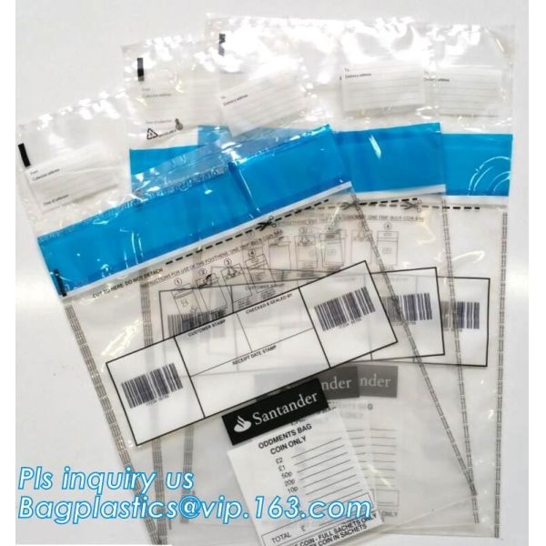 money locking security bag courier plastic bag, plastic self adhesive evidence bag/security bag, Temper-Evident Bags, De