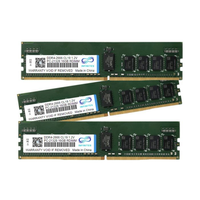 Fast Speed 16GB DDR4 2666MHz RAM R-DIMM Adaption Of Original Chips