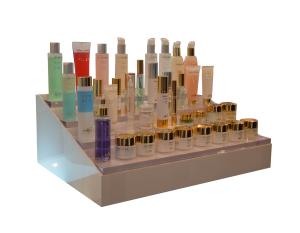 Buy cheap Fashion 4 Tier Perfume Display Rack Cream Holder Acrylic Cosmetics Stand product
