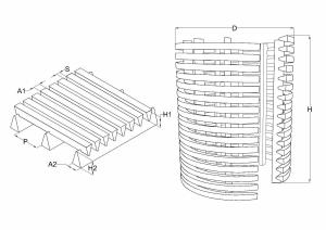 Buy cheap Customized Industrial Sieve Screen with Rounded Corners 1.6-3.5 Sieve Hole Size product
