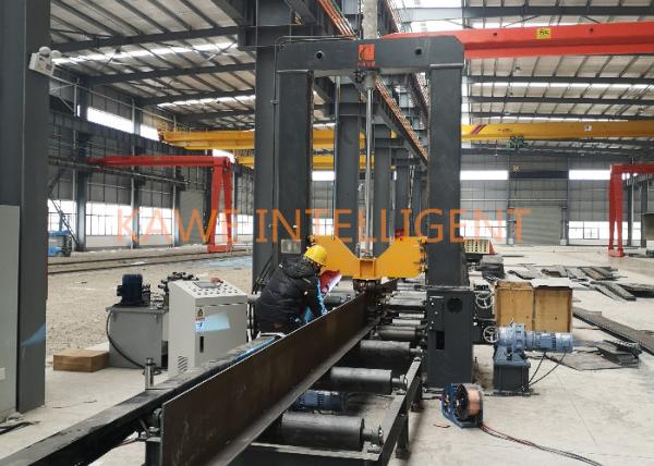 Quality 500-800mm/Min H Beam Assembly Machine Web Height 200-1500mm for sale