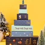 Countdown Cardboard Gift Packaging Box Empty Advent Calendar Boxes