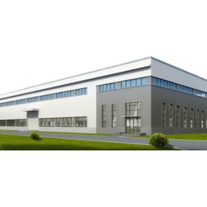 Buy cheap Commercial Prefabricated Office Building Lightweight Steel Portal Frame Q355B product