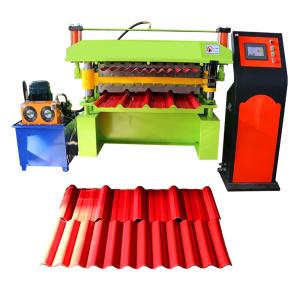 Buy cheap 12m/Min Double Layer Roll Forming Machine To Trapezoidal Corrugated Metal Roof product