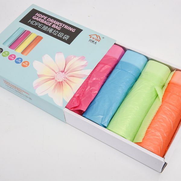 Affordable and Thickened Household Drawstring Garbage Bag for Office Waste Disposal