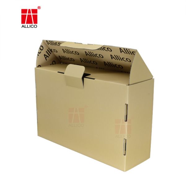 Book Shape Folding Box Printable Logo Gift Box Corrugated Packaging Box