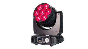 China High Power Beam Moving Head Light , 7*40W Moving Head Disco Lights on sale