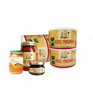 Buy cheap Round Jar Label Sticker Printing Waterproof Customized Logo Size product
