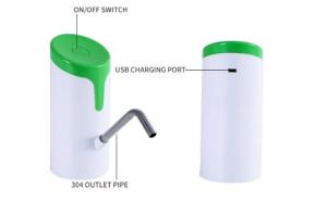 China 4W USB Charging Bottled Water Dispensing Pump With One LED Light Operate Button on sale