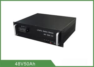 LiFePO4 Telecom Battery with 3U Pack , Home Battery Backup System