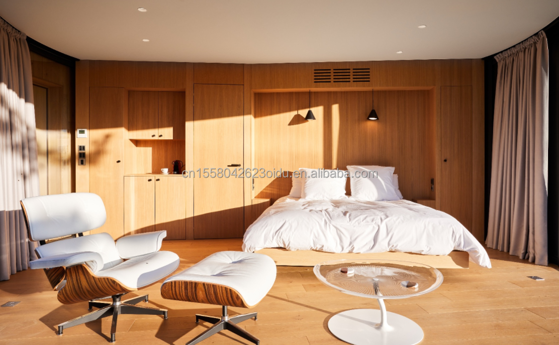 Hotel Container Houses for End Hotels Luxury Modern Wooden House Steel Structure Round House Senglin Holiday House