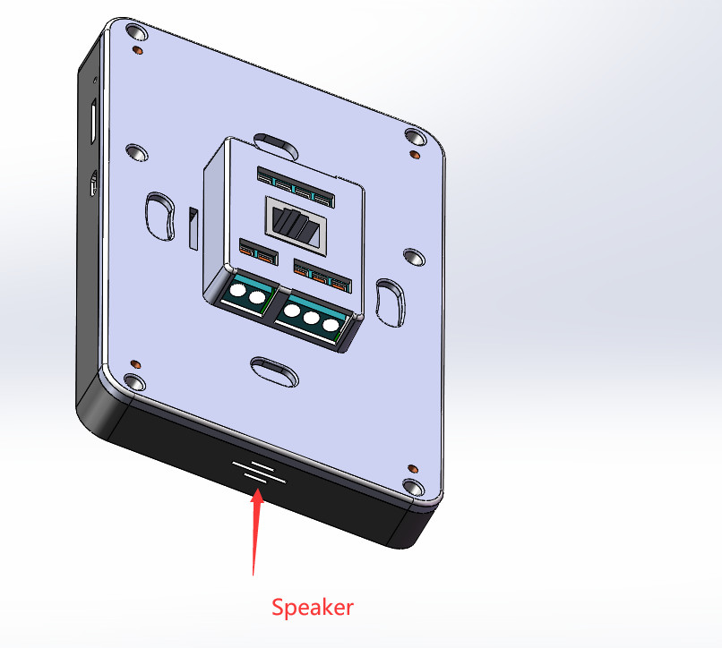 Multi Option Industrial NFC Reader Terminal 5 Inch Android Based Wall Mount POE Touch Panel
