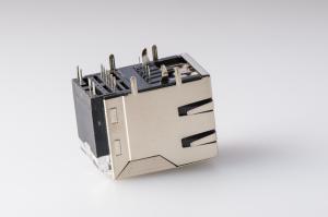 Buy cheap Shielded USB Female Connector 8P8C RJ45 Modular Jack Ethernet With Transformer product