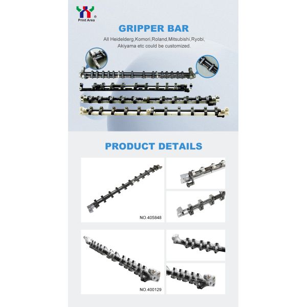 Heidelberg Kord 64 Printing Machine Spare Parts Offset Gripper Bar