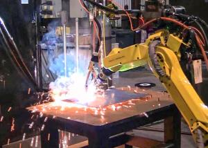 Buy cheap Highly Flexible Palletizing Robotic Automation Systems For Automotive Manufacturing product