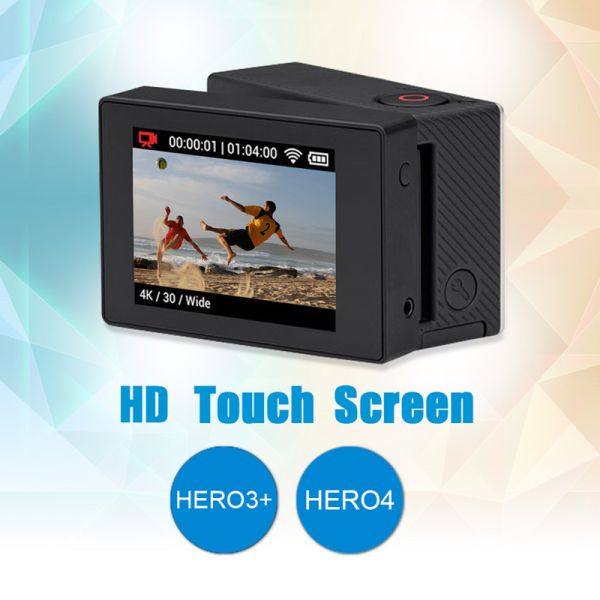 2 inch LCD Display Touch Screen For Gopro Hero 3+ 4 With Bacpac Adapter Connector Go Pro Accessories