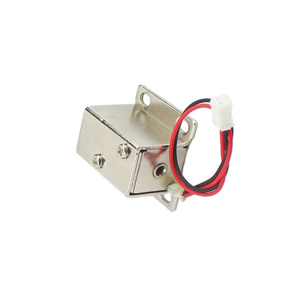 Small DC 12V Electromagnetic Cabinet Lock 4mm Open Frame Solenoid For Window