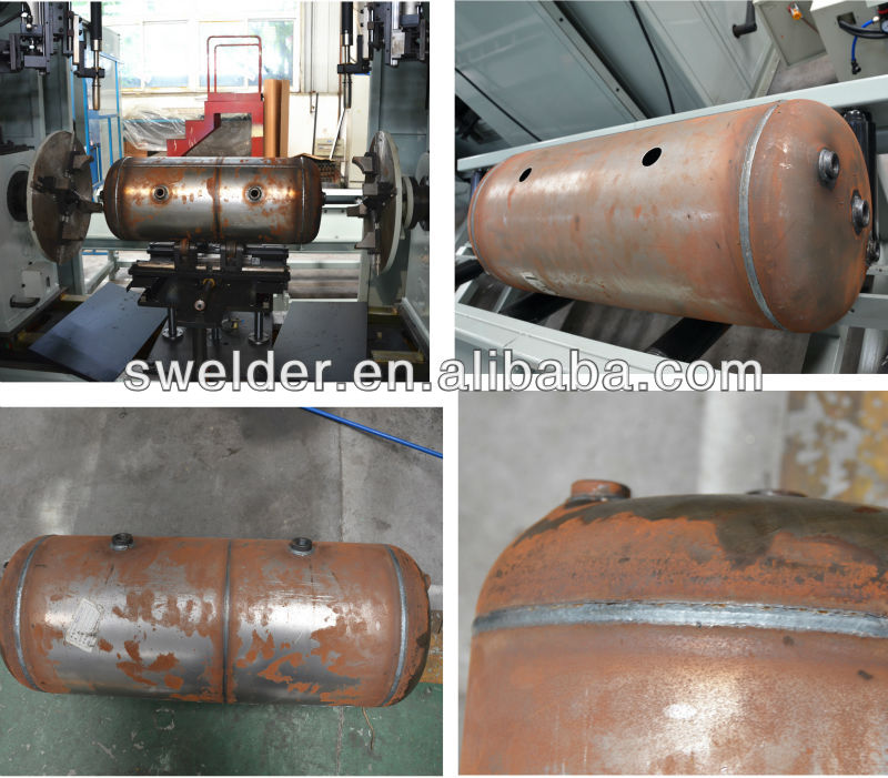 550mm Rotating Diameter Horizontal Welding Machine Automatic Double Seam Girth Welding Machine