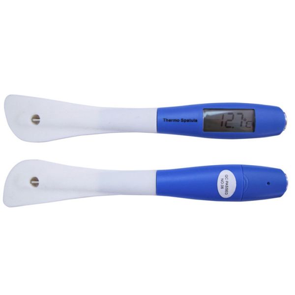 Large LCD Display Digital Kitchen Thermometer , Silicone Spatula Quick Read Meat Thermometer