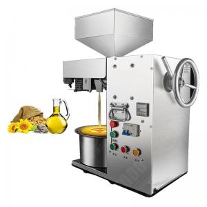 China Mini Oil Press Machine Small Household Fully Automatic Flax Seed Olive Peanut Cold Press For Sale on sale