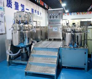 Skin Whitening Cream Vacuum Emulsifying Mixer Machine 50L-3000L
