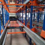 Warehouse Mobile Radio Shuttle Racking System Automation Material Handling