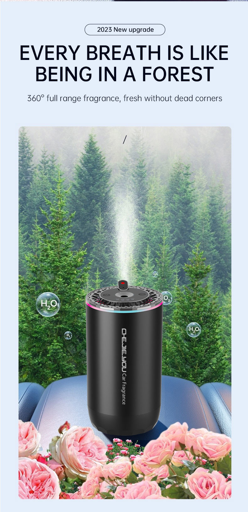 Customized Timer Air Scent Machine Intelligent Start And Stop 50ml for Car