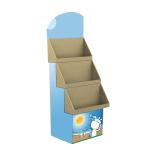 Litho CMYK Custom Printed Display Boxes Clay Coated Paper Yellow