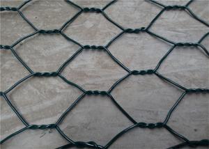 PVC Coated Hexagonal Gabion Box For Erosion Control / Gabion Mattress