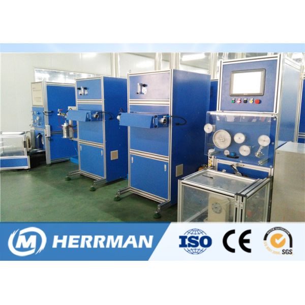 Coloring Rewinding Fiber Optic Cable Production Line With Auto - Centralizing 3000m / Min