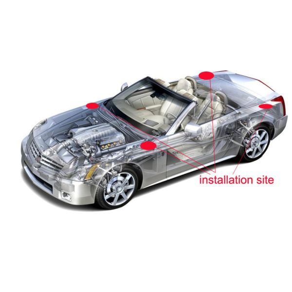 3 Screw Replacement Telescoping Antenna For Car , Black Replacement Power Antenna