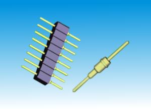 Buy cheap DIP Machine Pin Headers 1.778mm With Insulator Height 3.0mm PBT Material product