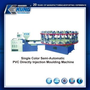 Buy cheap Semi Automatic PVC Sole Injection Machine , Practical Shoe Making Equipment product