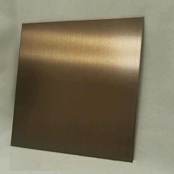 Anti Bronze Hairline 304 Stainless Steel Sheet AFP finish