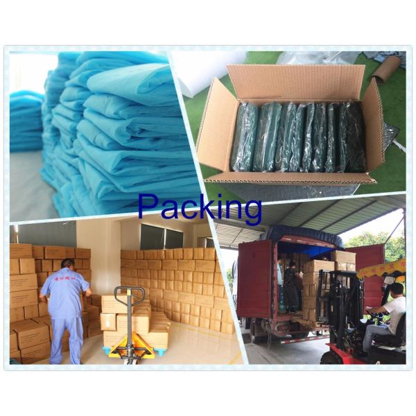 PP PE Disposable Clinical Gowns ISO13485 Certificates for Hospital