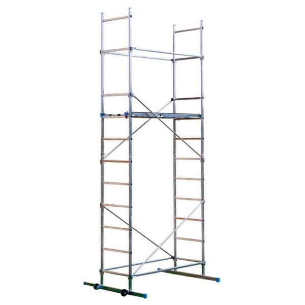 Quality Pre Galvanized Walk Through Frame Scaffolding Safety Stability For Construction for sale