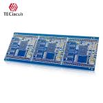 6 Layer FR4 High Frequency PCB Board Resin Plug Hole Electroplating Filling
