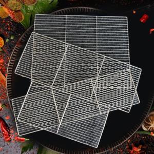 Buy cheap Custom Size Rectangular Barbecue Grill Net Mesh Netting with 2% Nickel Plating Grill product