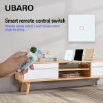 EU Standard 1 Button Wireless Remote Switch For 433.92MHZ Frequency And