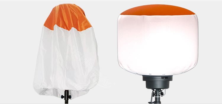Battery Powered LED Balloon Lights 100 Watt Led Work Light Stand For Incident Response