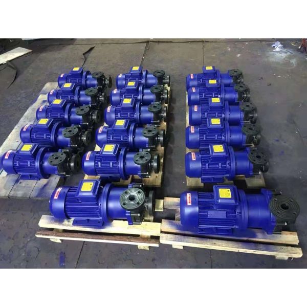 Plastic Small Sump Pump , Acid Resistant Pumps Thread Connection Type