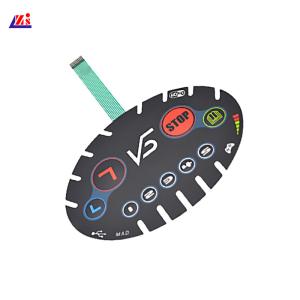 China Scratch Resistant Push Button Flat Membrane Switch on sale