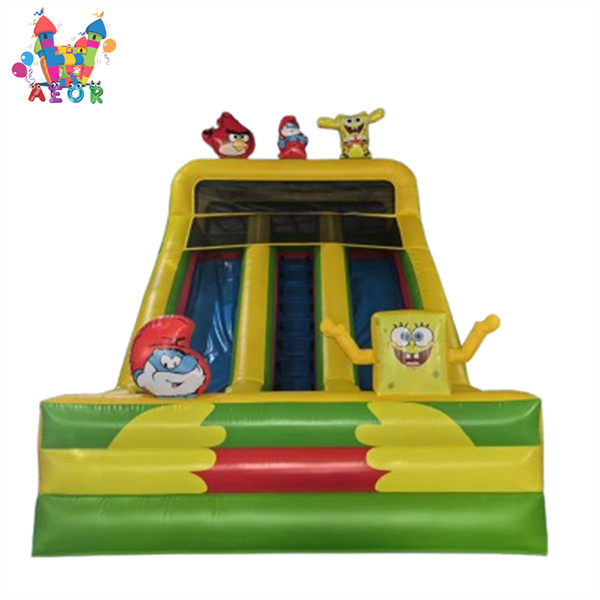 Commercial Kids Adults Slide Inflatable Play Inflatable Slides Water