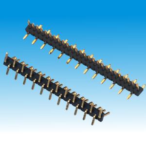 Buy cheap 1.27mm 0.40SQ Pin Header Single Row SMT product