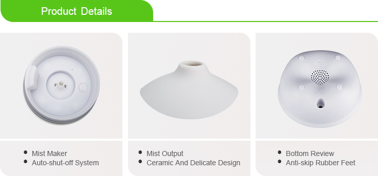 Modern Quiet Personal Mini 70mL Ceramic Aroma Diffuser