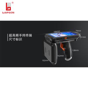 China UHF 860-960mhz LAIPSON Cheaper Livestock Rfid Tpu Uhf Animal Ear Tag Reader on sale
