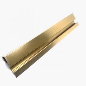 Buy cheap Antiwear Metal Corner Profile Stainless Steel Trim Strip  Brass Tile Edge Trim 10mm 20mm For Glass Partition product